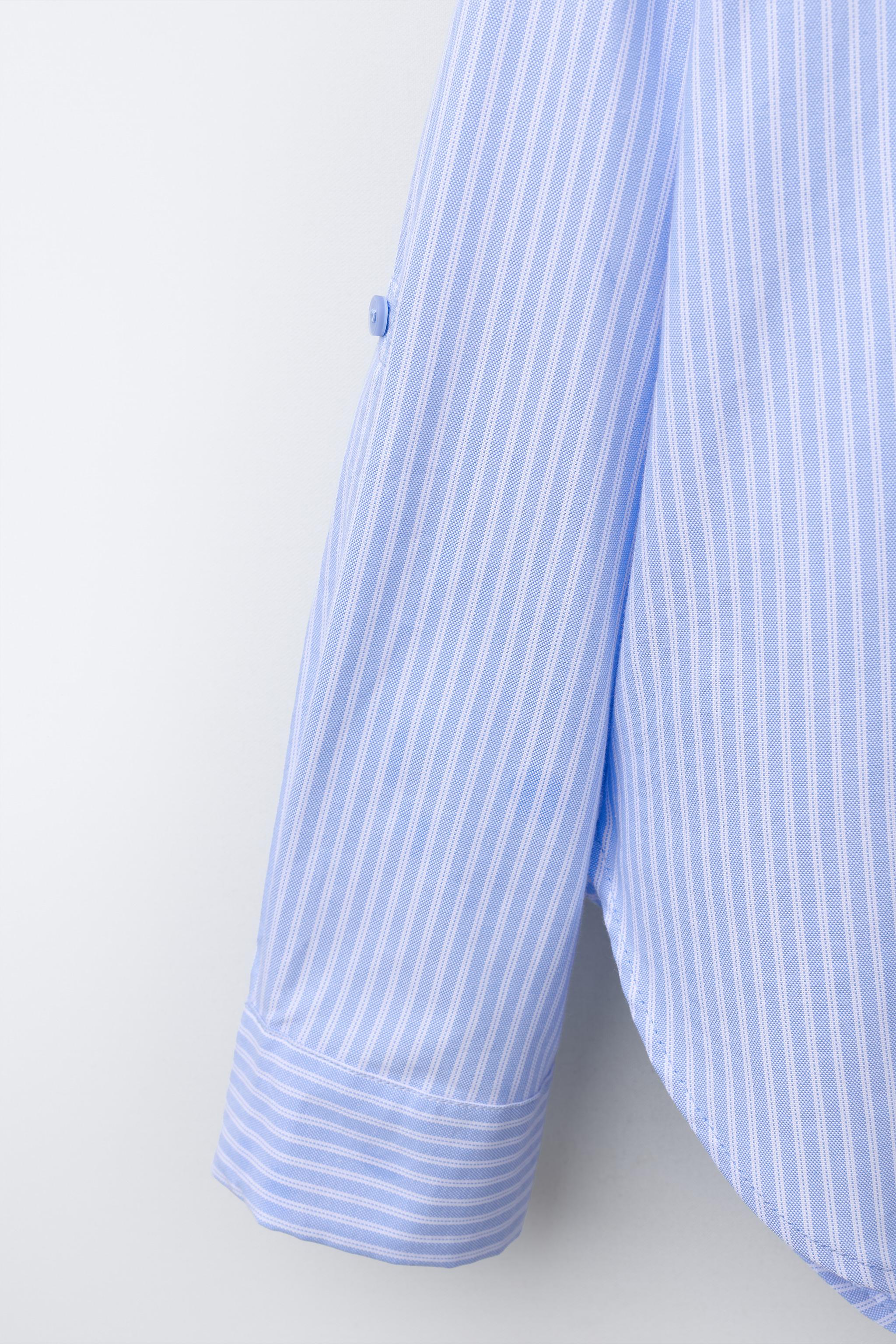 STRIPED SHIRT PACK WITH CONTRAST RIB T-SHIRT